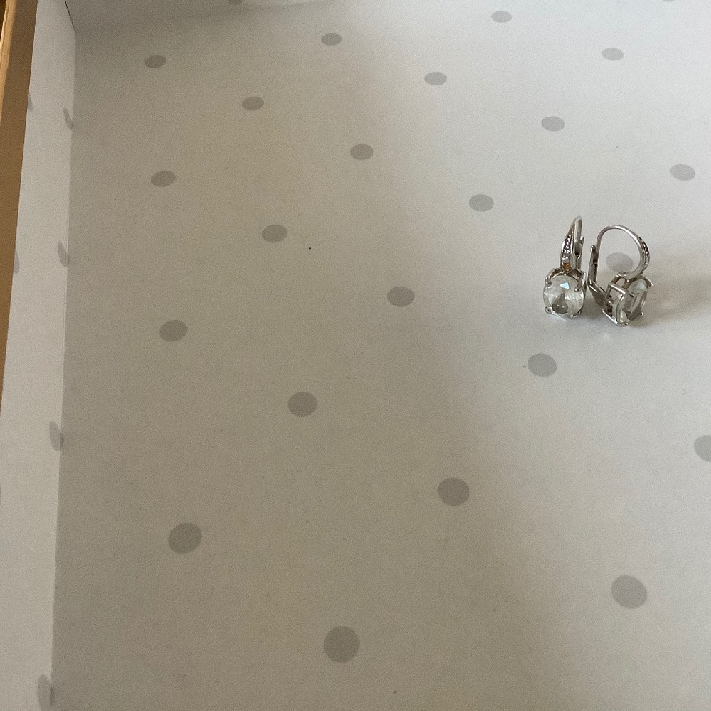 White Topaz earrings